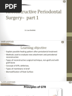 Lecture 6 - Reconstructive Periodontal Surgery Part I PPT Esam