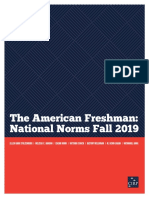 The American Freshman 2019