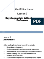 CEH Lesson 7 - Cryptographic Attacks and Defenses