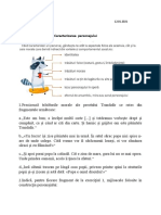 Caracterizarea Personajului - Clasa A VII