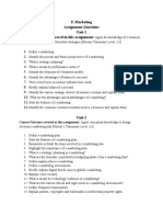 E-Marketing Assignment Questions Unit 1 Course Outcome Covered in This Assignment