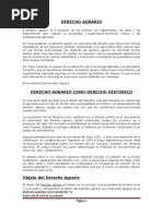 Derecho Agrario