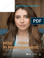 Brochures MSC & MBA - en