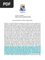 Resumo - Crítica Da Razão Pura - Prefácio Da Segunda Edição