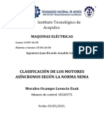 Clasificación de Los Motores Asincronos Según La NEMA