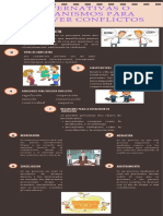 Infografia Alternativas o Mecanismos para Resolver Conflictos