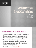 Working Backwards (Presentation)