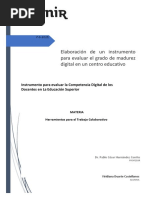 Elaboración de Un Instrumento para Evaluar El Grado de Madurez Digital en Un Centro Educativo