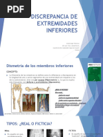 DISCREPANCIA DE EXTREMIDADES INFERIORES-Dra Amada