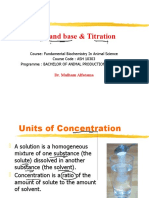 2 - Acid and Base Titration