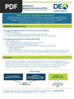 Applying For: Pandemic Unemployment Assistance (PUA)