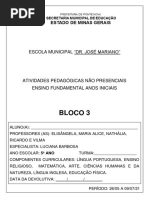 5º Ano Bloco 3