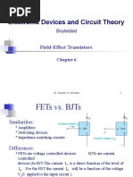 Electronic Devices and Circuit Theory: Field-Effect Transistors