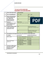 Evaluative Report Department of Geography: Asutosh College SSR 2015