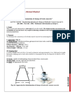 Subject Lecturer: Ban Ahmed Khaleel: Experiment No. (1) : "Determination of Slump of Fresh Concrete"