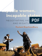 Capable Women, Incapable States - Negotiating Violence and Rights in India (Poulami Roychowdhury (2021