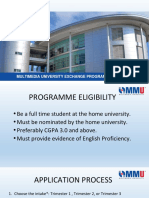 MMU Exchange Programme Courses (All) - 210504