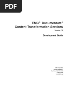 Documentum Content Transformation Services 7.0 Profile Development Guide