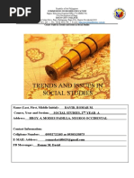 Course Guide in Trends and Issues in Social Studies