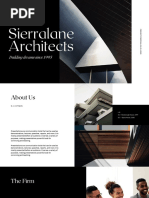 White and Black Corporate Architecture Presentation