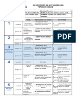 Cuarto Bachillerato Dosificación 2021 Tercera Unidad