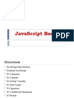 Basics of JavaScript