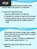 Empirical Formula