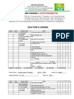 Doctor'S Order: Case-Based Scenario