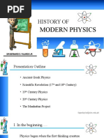 History of Modern Physics