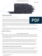 Poliacetal (POM) - Características, Aplicaciones y Procesamiento