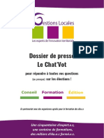 GL Chat'Vot Dossier de Presse Petits Bots