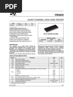 Quad Channel High Side Driver: So-28 (Double Island)