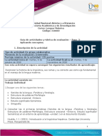 Guía de Actividades y Rúbrica de Evaluación - Unidad 1 - Paso 3 - Aplicando Conceptos