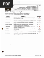 Study Guide: Part One-Identifying Accounting Terms