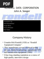 Rondell Data Corporation