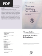 Thomas Hobbes - Elementos Filosóficos. Del Ciudadano (2010, Hydra) - Libgen - Li