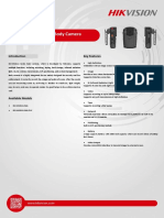 DS-MH2111 Series Body Camera: Key Features