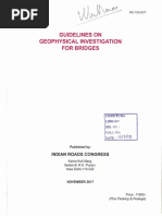 IRC-123-2017 Geophysical Investigation For Bridges