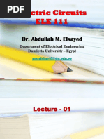 Dr. Abdullah M. Elsayed: Department of Electrical Engineering Damietta University - Egypt