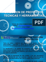 Tecnicas y Herramientas de Gestion de Proyectos