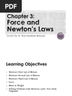 3 - Force and Newton's Laws