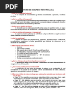 Examen de Seguridad Industrial