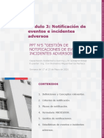 Modulo N°3 Notificación de Evento e Incidentes Adversos FINAL