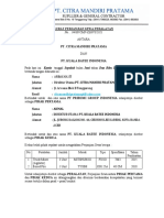 Surat Perjanjian Sewa Longsoran Gronggong CMP