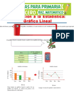 Ejercicios de Gráfico de Lineal para Tercero de Primaria