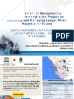 Establishment of Sustainability Science Demonstration Project On Restoring and Managing Langat River, Malaysia For Future