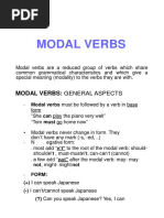 Modal Verbs 1st Bach