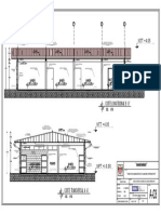 A-03 - Plano de Cortes de Modulo de Almacen Productivo