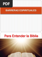 Barreras Espirituales