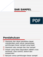 Besar-Sampel1 Statistik Desain Kohort DLL